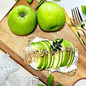 아오리사과 제철 효능 뜻 칼로리 풋사과 샌드위치 요리