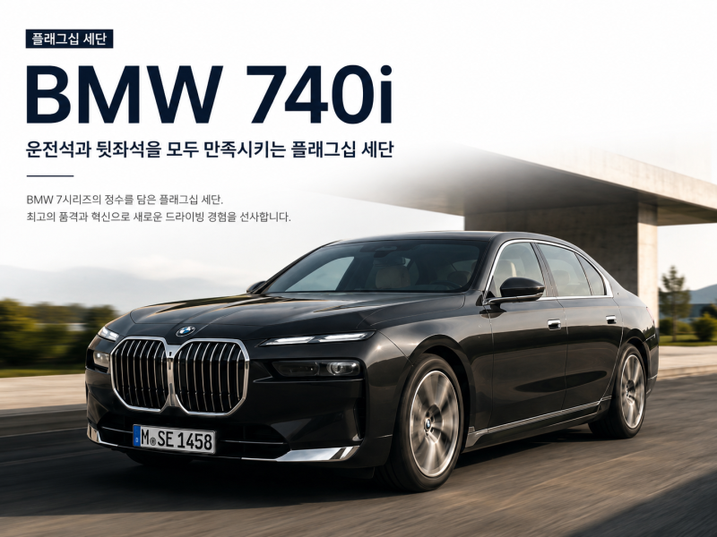 381마력과 에어 서스펜션으로 살펴본 BMW 740i