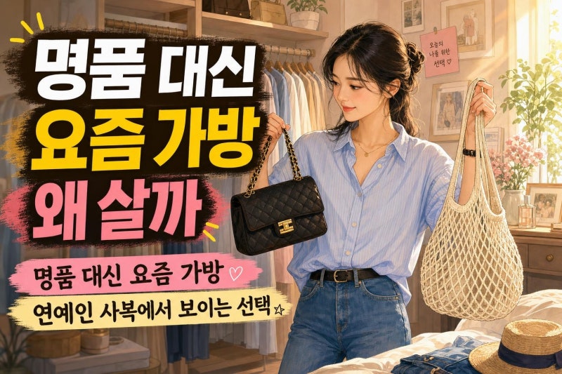 연예인들이 명품 대신 사는 가방? 네트백부터 조용한 럭셔리까지 현실 선택법