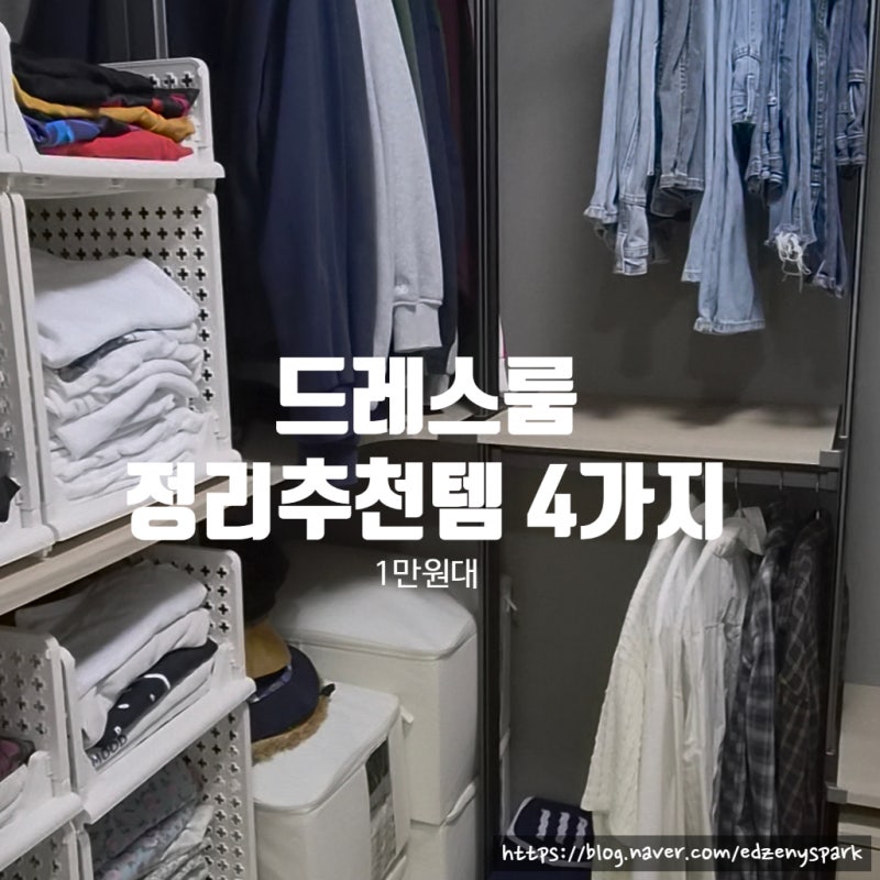 드레스룸 정리 끝! 1만원대로 삶의 질 올라간 추천템 4가지