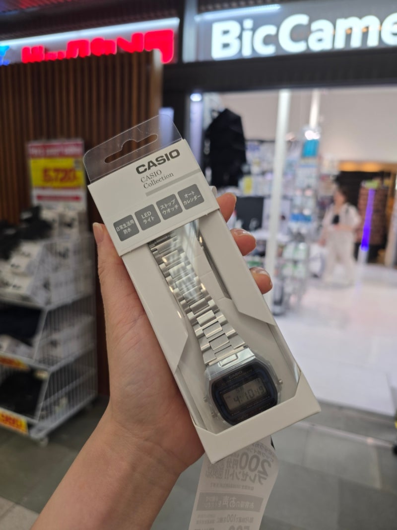 도쿄 쇼핑: KUOE 드레스 워치와 카시오 A158 후기 — 사진 7