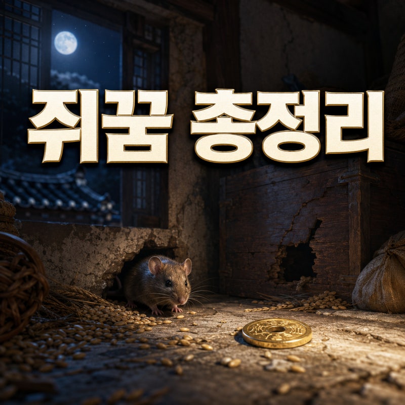 쥐꿈 총정리｜재물·손실·숨겨진 문제에 관한 해석