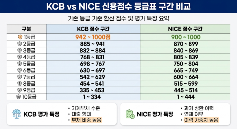 2026 신용점수 등급표｜내 점수는 몇 등급일까? 신용점수 조회·올리기 방법과 나이대별 평균 ....