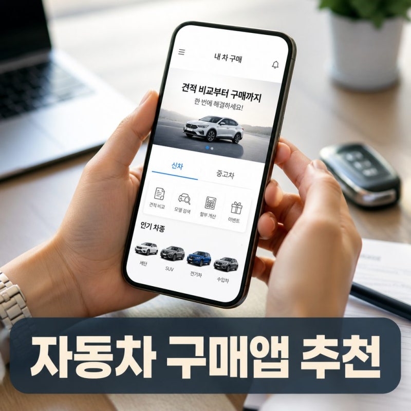 자동차 구매 전 필수 앱 5가지 추천