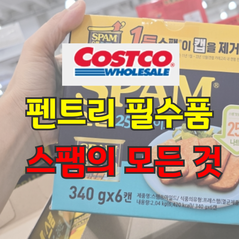코스트코 스팸 라이트 클래식 총정리 스팸 닭가슴살까지 한 번에 비교해요