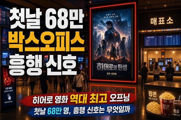<b>스파이더맨4</b> 역대 최고 오프닝, <b>68만 명</b>이 만든 박스오피스... 