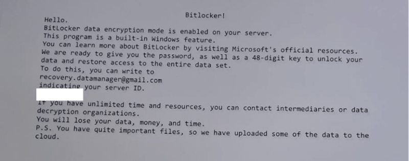 카스퍼스키, 비트로커(BitLocker) 악용 랜섬웨어 공격 경고