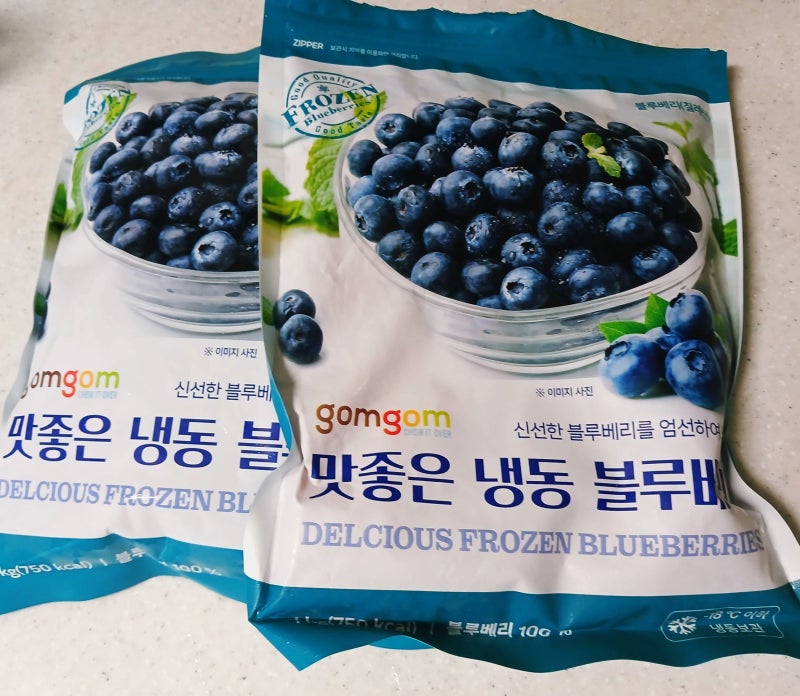 과일 잘 안먹는 사람이 냉동 블루베리 사본 후기