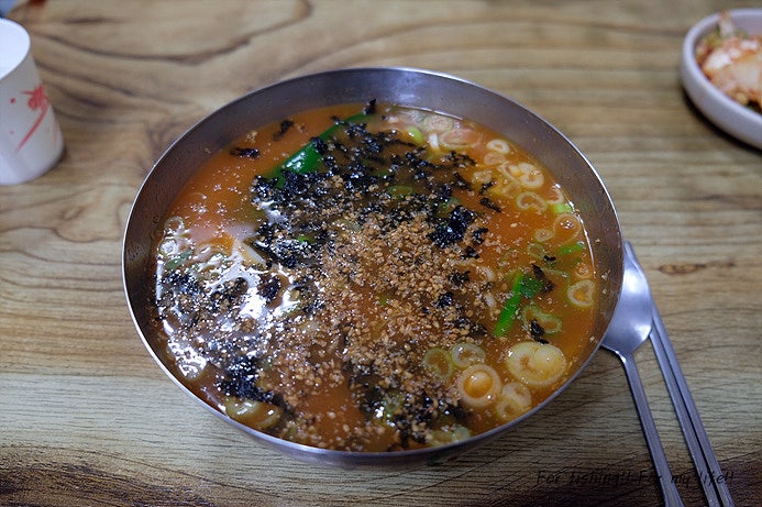 강릉 장칼국수 강릉중앙시장 성남칼국수