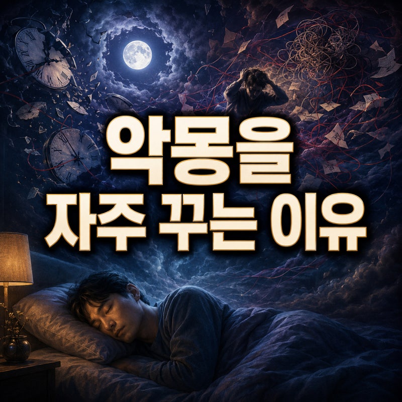 악몽을 자주 꾸는 이유｜스트레스와 수면 상태의 관계
