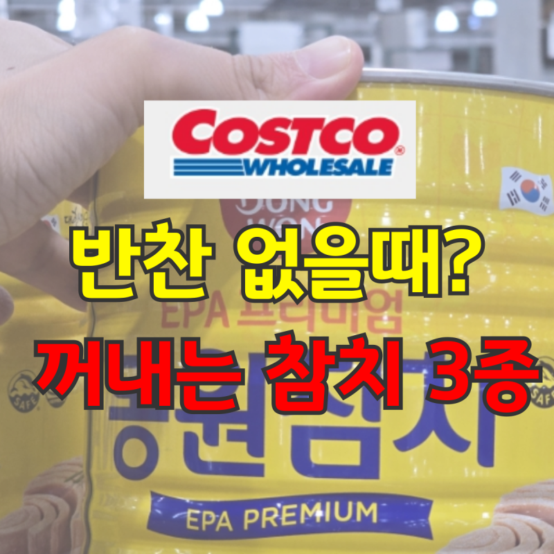 코스트코 참치캔 추천 동원 참치 3종 비교 할인부터 활용법까지