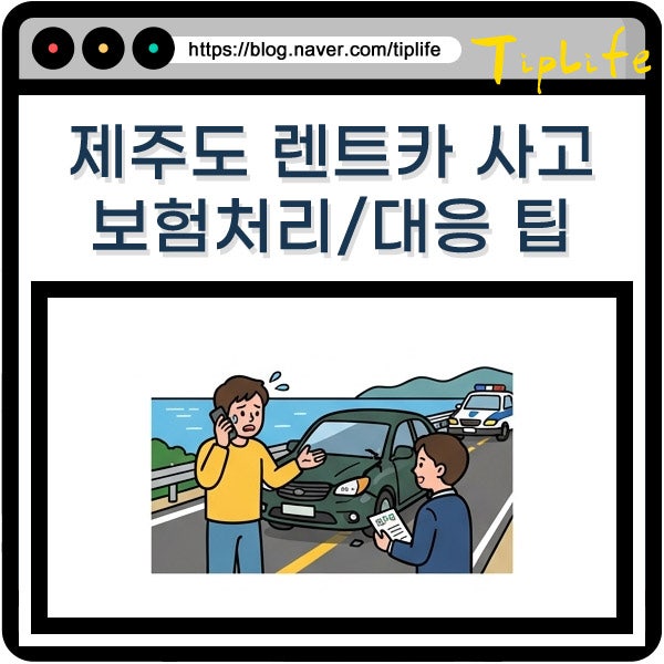 제주도 렌트카 사고 시 자차 보험 처리 방법 자동차 보험과 여행자 보험 차이는?