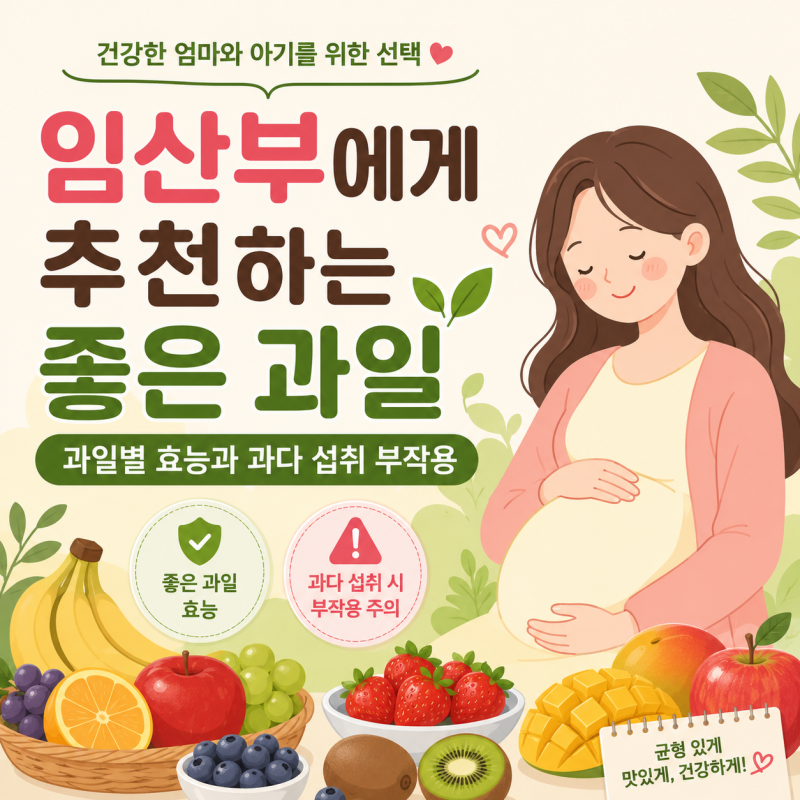 임산부에게 추천하는 좋은 과일 및 주의 사항 | 과일별 효능과 과다 섭취 부작용