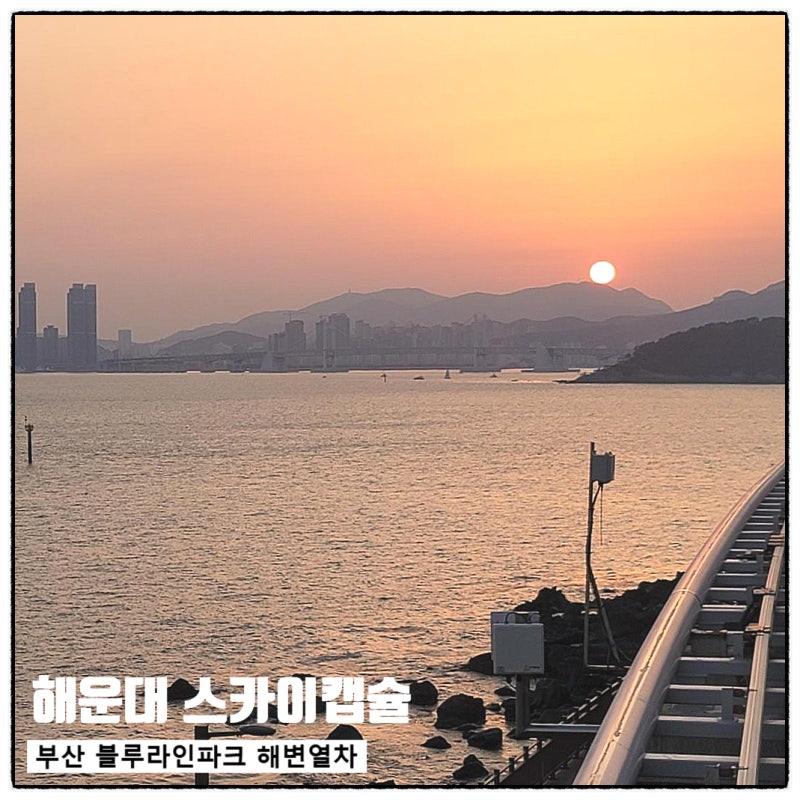 부산 해운대 해변열차 스카이캡슐 비교 꿀팁 대방출