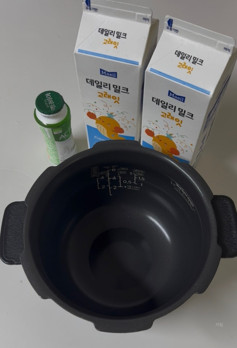 밥솥 하나로 끝! 꾸덕한 그릭요거트 만들기