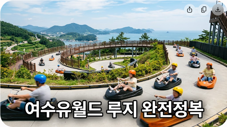 여수 유월드 루지 테마파크 이용 꿀팁과 할인 혜택 총정리