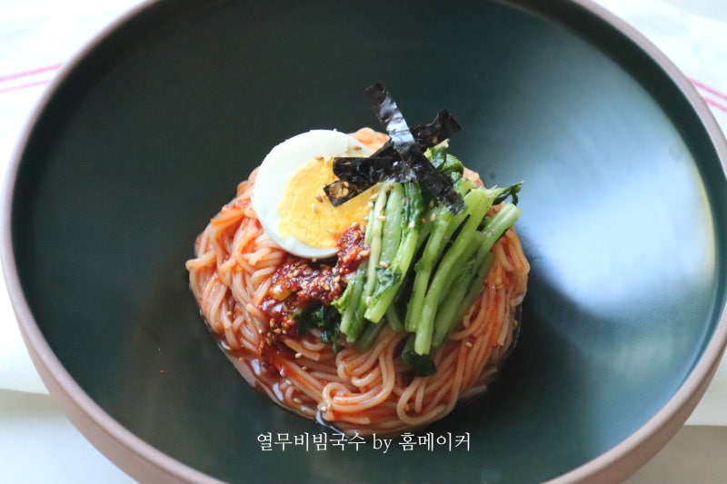 입맛 없을 땐!! 열무비빔국수 레시피 양념장 만들기