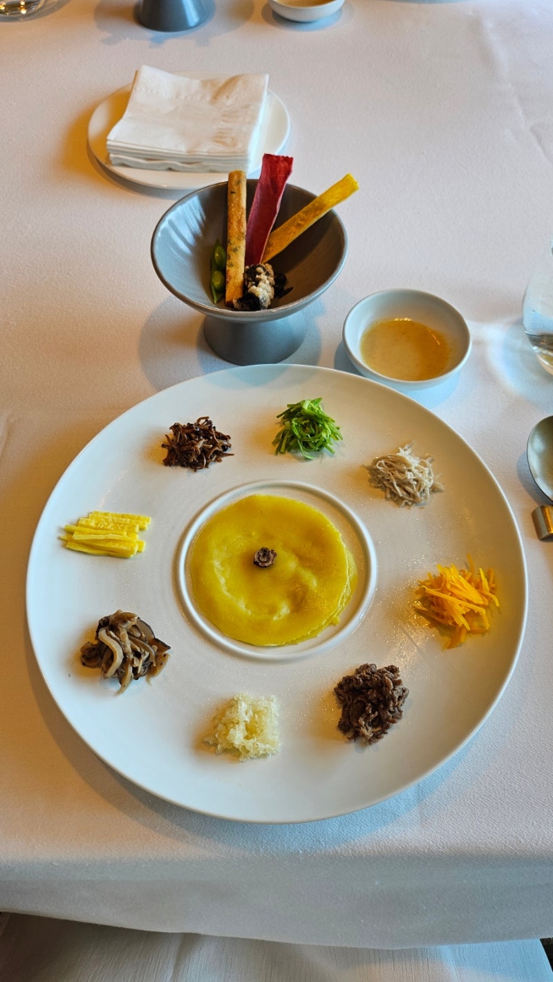 [부산/서면] 롯데호텔 부산 한식당 무궁화 '상견례 두리하나 A코스 후기-궁중 구절판부터 활 ....