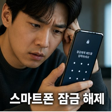 스마트폰 잠금 패턴 까먹었을 때? 휴대폰 잠금 비번 해제 방법 A to Z!