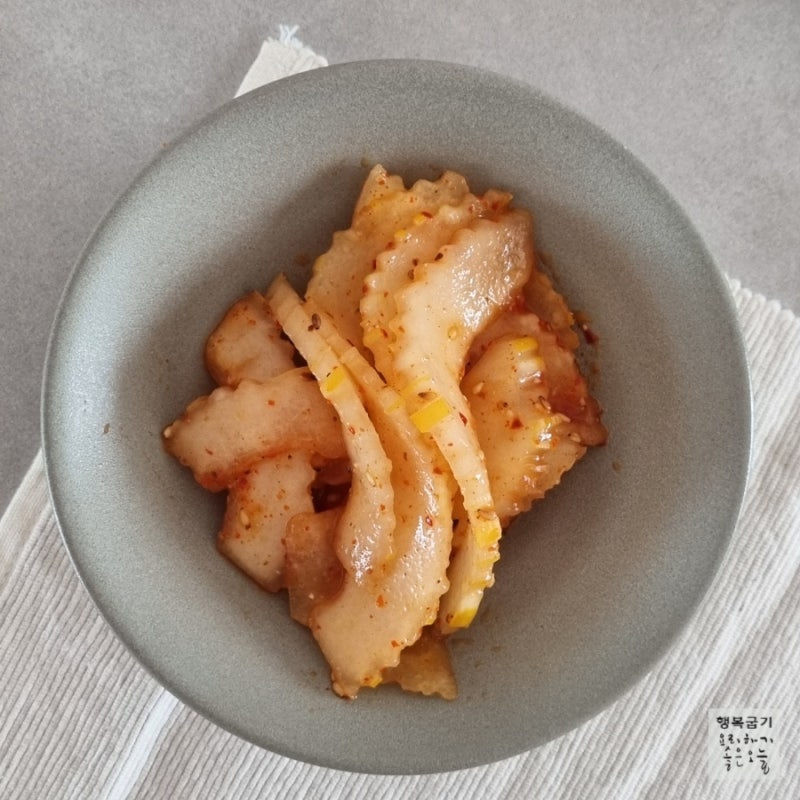 설탕에 절일 필요없는 참외무침 레시피 맛없는 참외 요리법