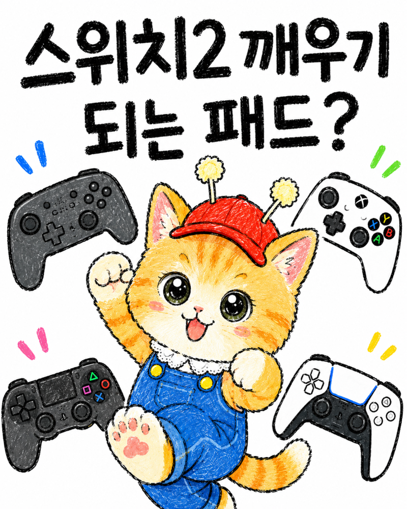 스위치2 깨우기 되는 게임패드 추천 리스트! 호환 제품 비교해봤습니다