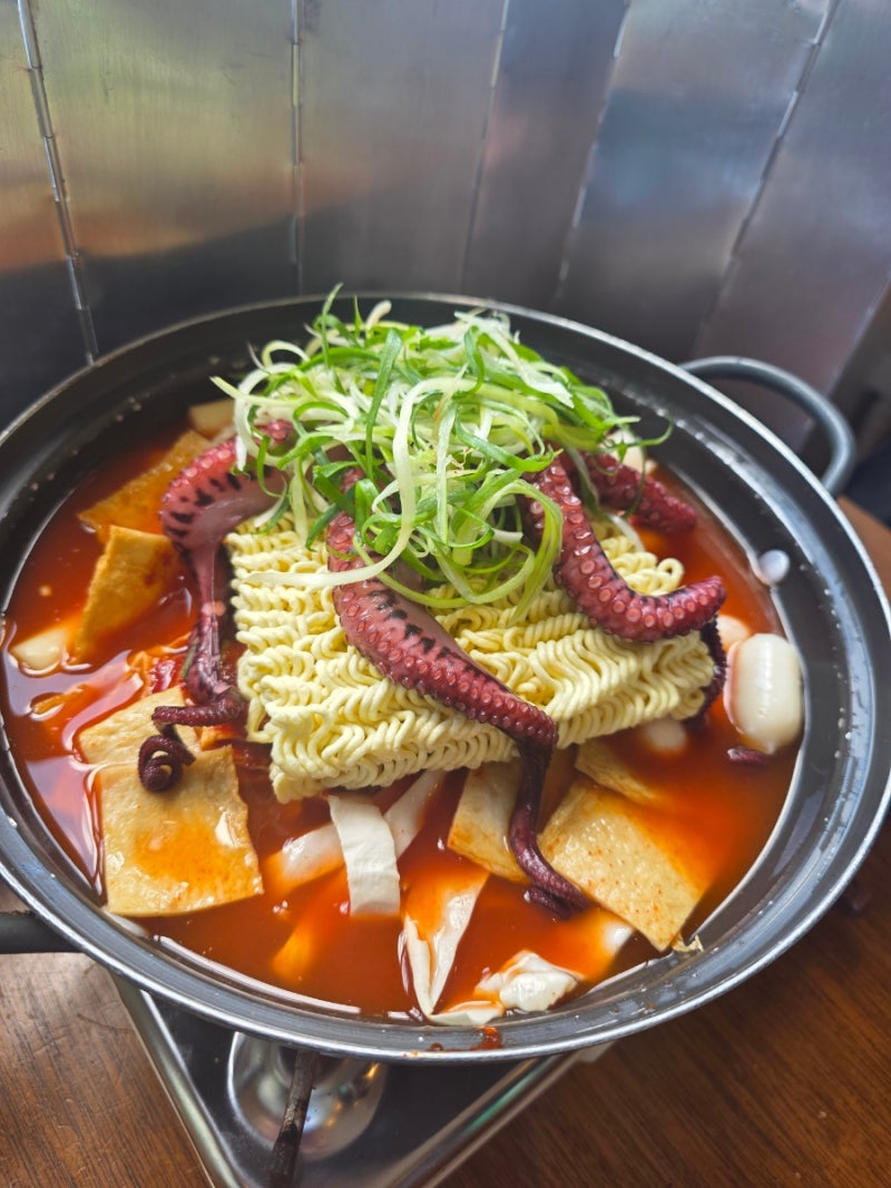 제주 동쪽 즉석떡볶이 맛집 떡하니 문어떡볶이 솔직 후기