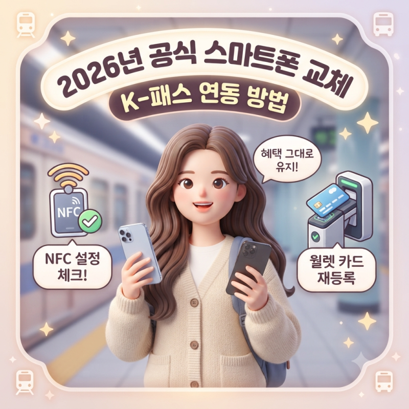 스마트폰 교체 K패스 연동 방법 및 명의 변경 시 계정 유지 실전 가이드 (2026년 공식)