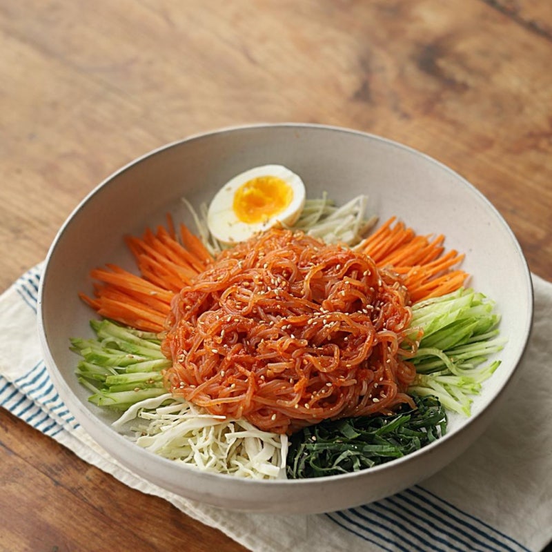 곤약비빔면 다이어트식으로 만들어 보아요
