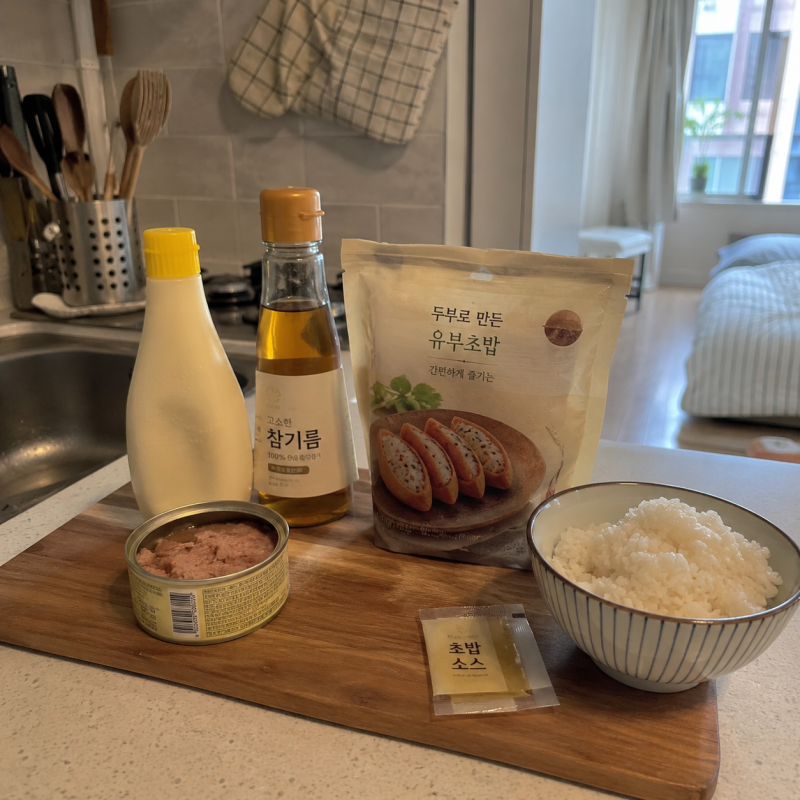 유부초밥 참치 마요 버전, 식어도 맛있는 이유