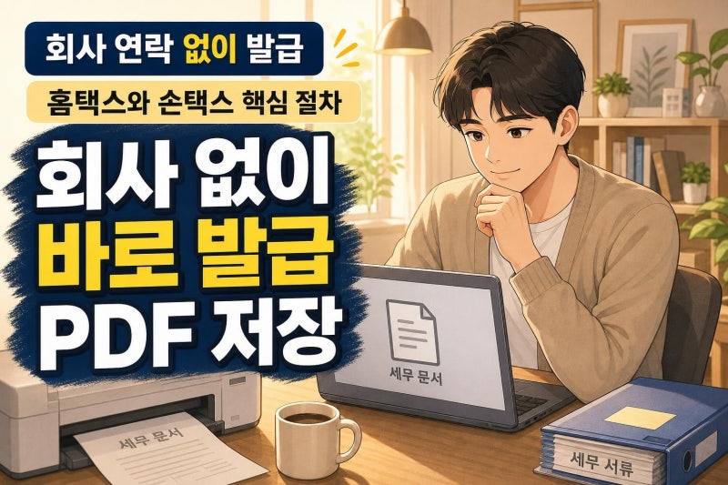 근로소득 원천징수영수증 발급 방법, 회사 연락 없이 PDF로 끝내는 핵심 절차