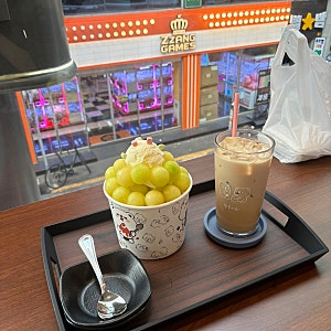부평카페 과일빙수 맛집 추천 빨콩