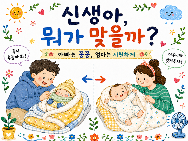 아기 방온도 뭐가 맞을까?