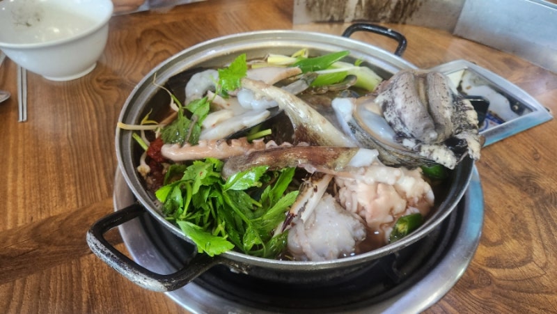 [부산 송도 맛집] 주차 1시간 30분 지원! 속 풀리는 사천해물탕 먹고 바다 구경까지