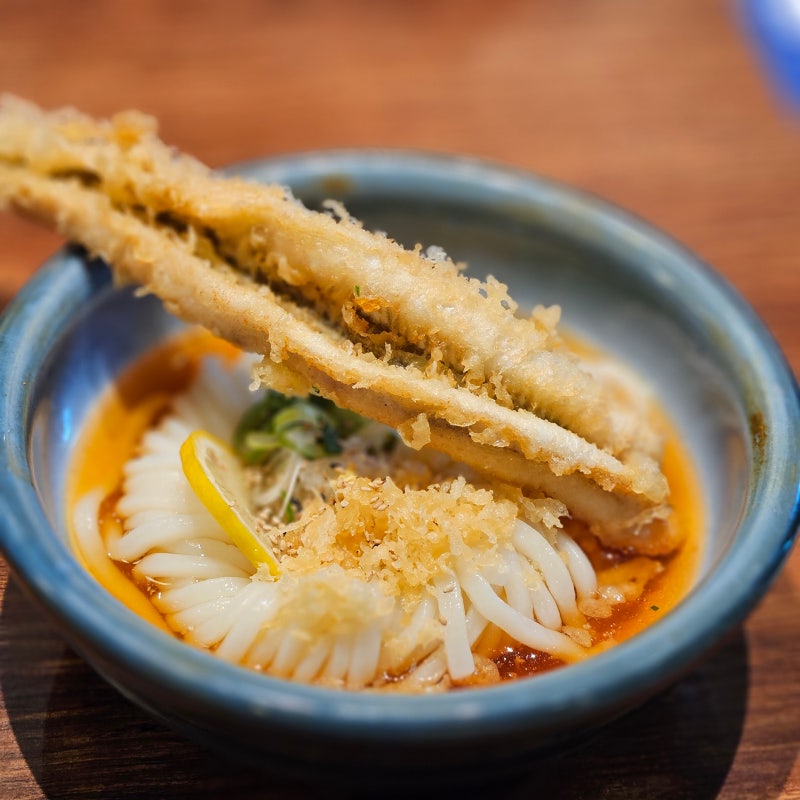 외대 맛집 - 30cm 장어튀김 붓카게 우동 맛집 우동키노야 외대점