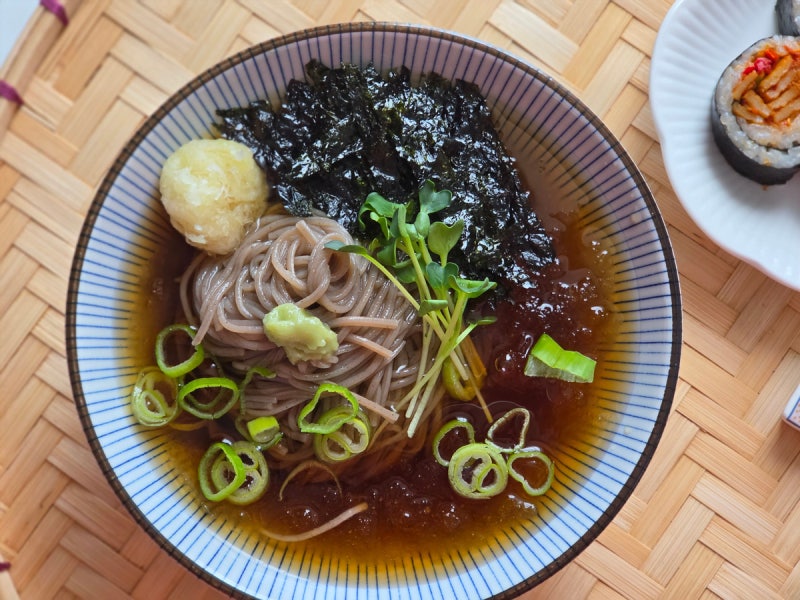 메밀소바 만들기 쯔유 활용 냉모밀 육수