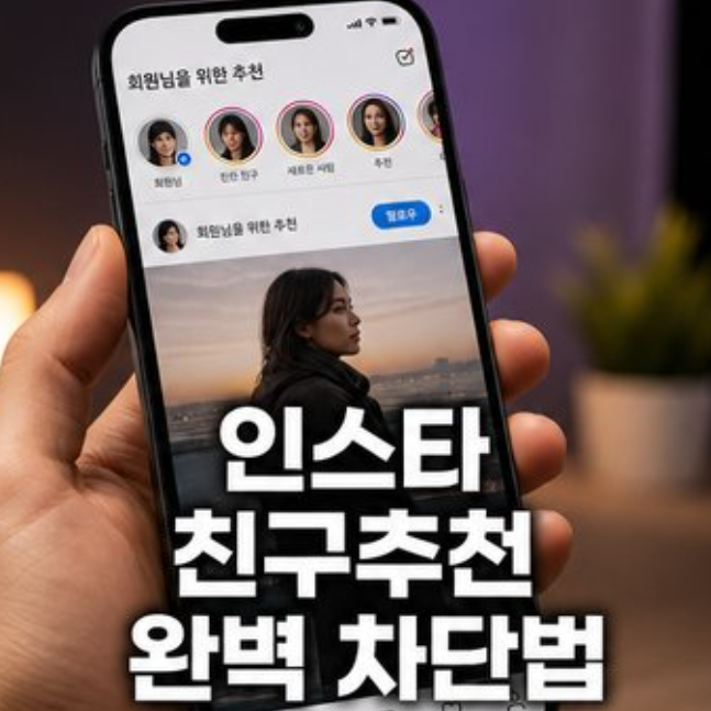 인스타그램 친구추천 안뜨게 하기 방법! 연락처 동기화 해제와 설정 팁 A to Z!
