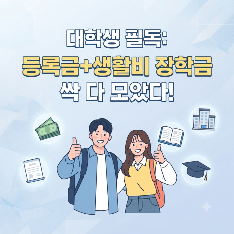 대학생이라면 무조건 신청해야 할 공식 장학금 & 정보 사이트 3가지 완벽 가이드