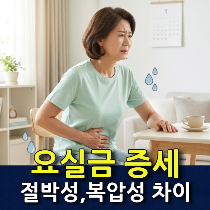 요실금 원인 알아보기 절박성vs 복압성 차이와 대표적인 증세