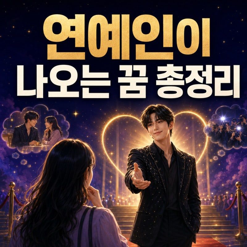 연예인이 나오는 꿈 총정리｜대화·사진·연애 상황별 해몽