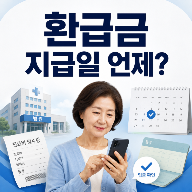 본인부담상한제 환급금 지급일, 2026년 언제 받을 수 있나