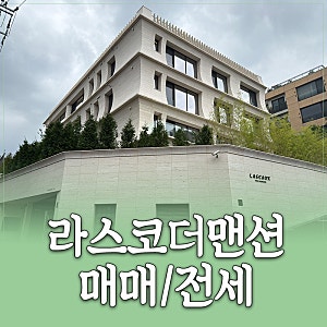 [한남동 고급빌라] 라스코더맨션 펜트 매매·전세ㅣ단독 루프탑&개별 수영장 보유