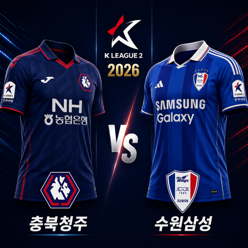 충북 청주 FC vs 수원 삼성 블루윙즈 축구토토/프로토 분석｜2026년 8월 1일 K리그2