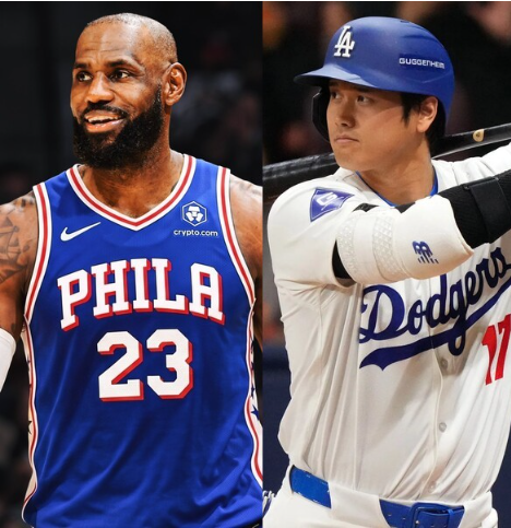 [NBA 이슈] "오타니 넘고 역대 1위!" 41세 르브론 제임스, 필라델피아 유니폼 48시간 판매량 신기....