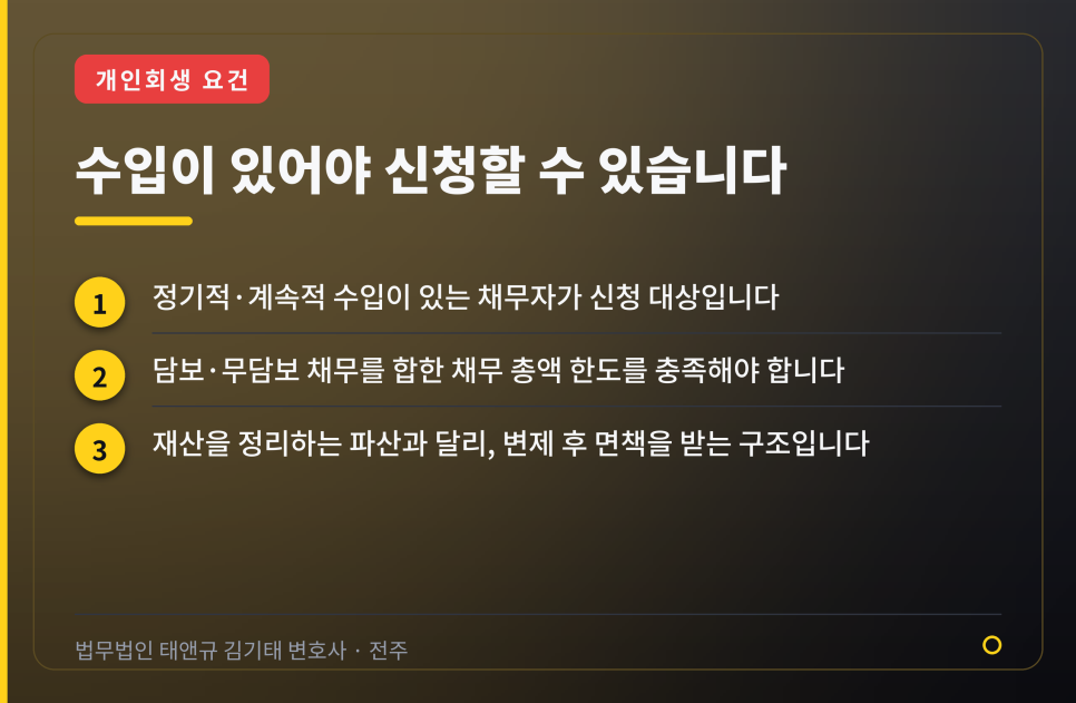 전주개인회생변호사와 함께 보는 개인회생 신청 요건과 절차 관련 사진