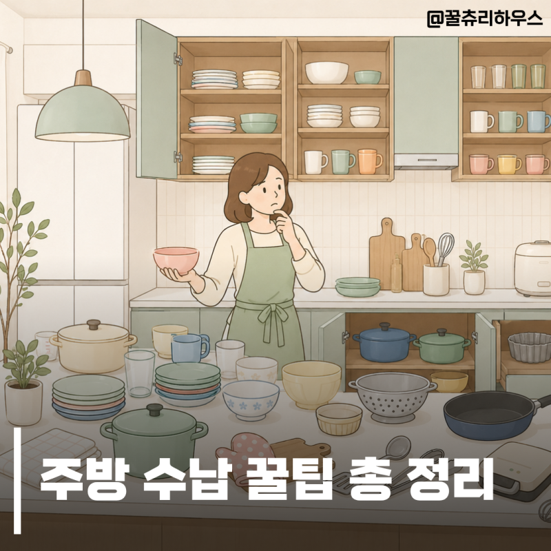 주방 수납 정리방법 부족한 주방 수납 꿀팁