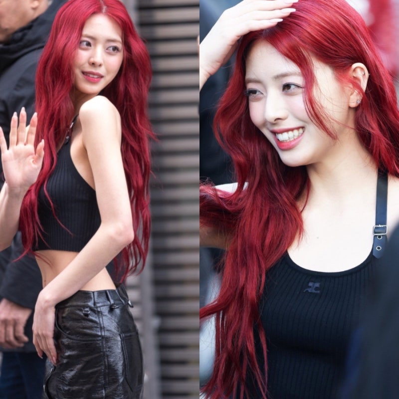 “뒤돌자 더 놀랍네” 있지 유나, 등 파인 블랙룩에 드러난 반전 비율