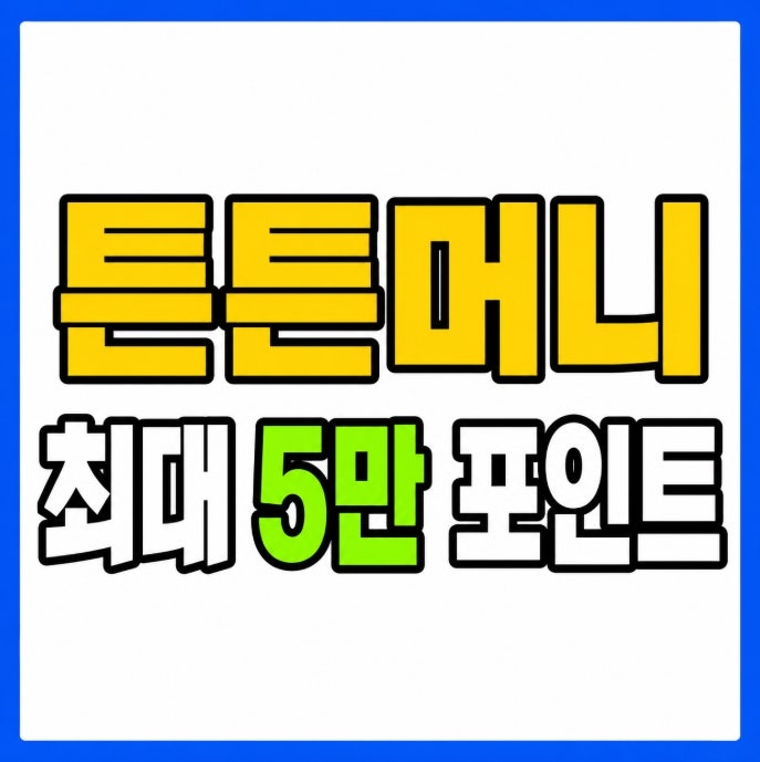 튼튼머니 포인트 적립방법 총정리 적립시설 상품권 전환 이용방법 최대 5만 포인트 받는 법