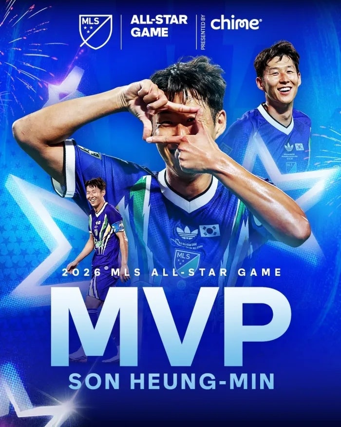 손흥민이 다 했다, MLS 올스타전 3분 만에 2골 넣고 MVP