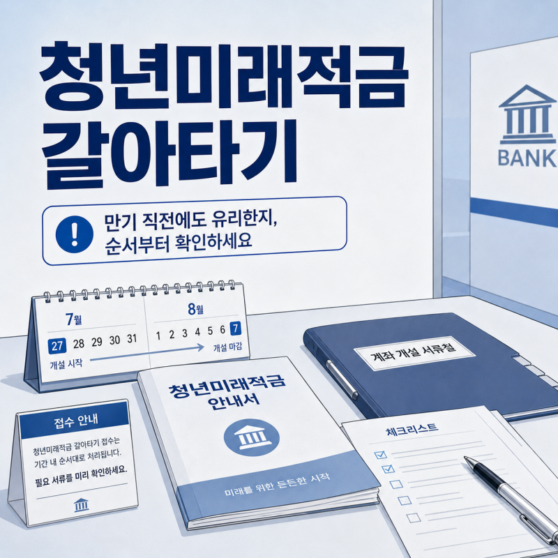 “29개월” 청년미래적금 갈아타기, 우대형을 가르는 문턱