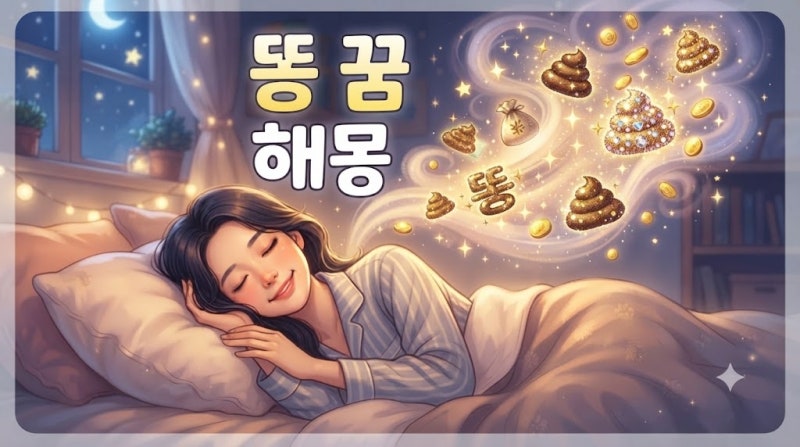 똥꿈 상황별 총정리 (똥누는꿈, 똥만지는꿈,똥닦는꿈, 똥바르는꿈, 똥이가득찬꿈, 똥이묻는....